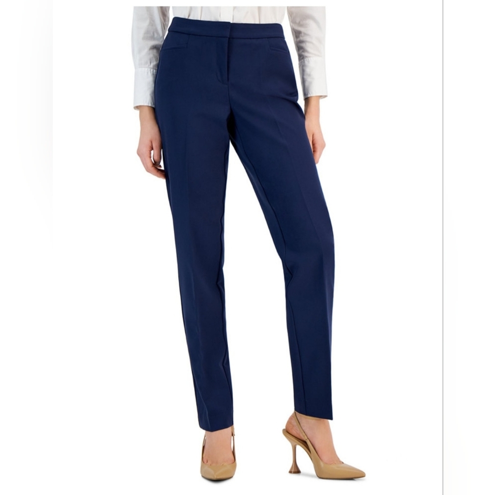 INC WOMEN'S NAVY STRAIGHT LEG POCKET PANTS NWT